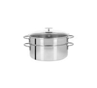 Cristel CVOV30M Cuit Vapeur Induction Mutine Fixe Ovale + 1 Etage INOX 30 cm