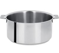 Cristel - F22Q Faitout INOX 22cm sans poignée Amovible - Collection Mutine