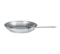 Cristel Poêle 1826 24 cm inox brossé poignée fixe polie