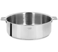 Cristel - S24QMP- Sauteuse inox 24cm sans poignée amovible - Collection Casteline