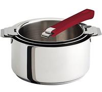 Cristel S3Cmaf Serie 3 Casseroles Amovibles 16 a 20 Cm + 1 Poignee Mutine Framboise
