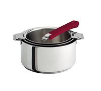 Cristel - S3CQ - Série de 3 Casseroles 16-18-20 cm sans poignée amovible- Collection Mutine