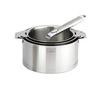 Cristel S3CZL Série de 3 Casseroles Strate Amovible + 1 Poignée INOX Zenith