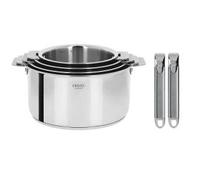 Cristel S4Cqmpz Serie de 4 Cass. Casteline Amovible 14 a 20 Cm + 2 Poignees Zenith