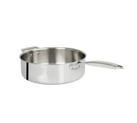 Cristel - Sauteuse inox 28 cm Castel Pro 5 PLY Poignée fixe - CRISTEL
