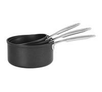 Cristel | Série De 3 Casseroles Aluminium Castel'Pro Noir