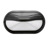 CRISTHER LIGHTING - Lampe murale applique PLAFF noir E27 extérieur IP65. Appliquer ovale idéal pour les façades et les abords de la maison