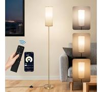 CRLL Lampadaire Sur Pied Salon: Lampe Sur Pied avec Télécommande& Contrôle par APP, Lampe Dimmable avec une Ampoule,3 Températures de Couleur, Luminaires Intérieur pour Chambre, Lecture, Bureau
