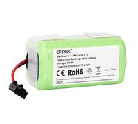 CRLYLC 14.4V 2600mAh Li-ION Batterie de Remplacement Compatible avec IKOHS Netbot S14 S15 Ecovacs Deebot N79 N79S DN622 Eufy RoboVac 11 11S 30 35C et Conga Excellence 990 950 1090 1790 1990 Battery