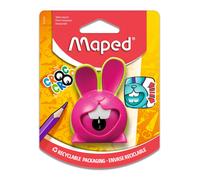 Maped Taille-crayons Croc Croc Innovation ludique système breveté 1 trou Rose