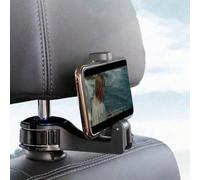Crochet 2-en-1 pour appui-tête de voiture, support de téléphone de style verrou, crochet multifonction pour siège arrière, accessoire intérieur de voiture universel créatif, décoration de voiture, fou