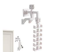 Crochet à clé,Support de chapeau collant - Solution de rangement peu encombrante, organisateur de forme robotique pour sac de ceinture, sac d'école, vestiaire de couloir