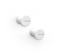 Crochet à serviette MINDSET, set de 2 pc, blanc minéral, Brabantia