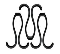 Crochet à serviette pour porte-douche 3 pièces supports double face à | Crochets Doubles À Serviettes Pour Peignoirs, Brosses, Vêtements, Salles De Bain, Toilettes, Hôtel,