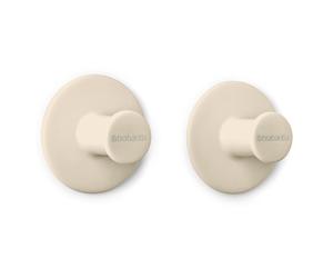 Crochet à serviette RENEW, set de 2 pc, beige doux, Brabantia