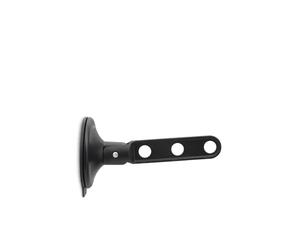 Crochet à vêtements Brabantia avec Ventouse - Black | Crochet de séchage pour fenêtres, Carreaux, miroirs | Support Compact pour 3 cintres, Jusqu’à 2 kg | Idéal pour Salle de Bains ou Petits espaces