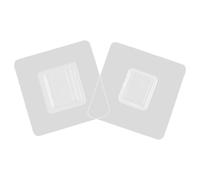 Crochet adhésif double face transparent - Clous robustes - Crochets adhésifs, facile à installer, crochets muraux transparents à ventouse