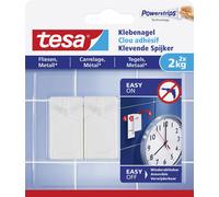 Crochet adhésif tesa® tesa 77762-00000-00 blanc 2 pc(s)