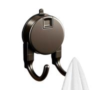 Crochet avec ventouse pour la douche - Porte-vêtements réutilisable | Crochet pour peignoir, cuisine, salle de bain, douche, porte, miroir, carrelage, serviette, etc