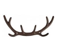 Crochet Bois de Cerf - L 4,8 x l 29 x H 12 cm - Marron Marron