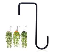 Crochet de Clôture,Support de Pot en Acier Résistant | Crochets Pour Extérieur Clôture | pour Salon de Jardin Terrasse Balcon Yard Deck Rampe Guirlande Lumineuse Pot de Fleurs Lanterne Mangeoire