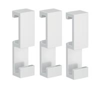 Crochet de grenier emco, à fixer, set de 3, blanc, 057513900