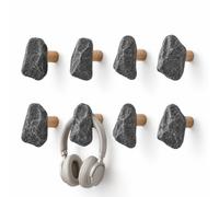 Crochet De Manteau Rétro Patère Porte Manteau Mural Vintage dark,8Pack