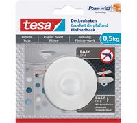 Crochet de plafond - Powerstrips - pour papier peint & plâtre - supporte 0