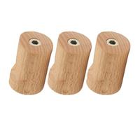 Crochet de Rangement Mural en Bois Khaki pour Vêtements et Serviettes | Style Simple, Capacité de Charge 10kg, Usage la Cuisine et Maison, pour Organiser Habits et Linge