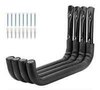 Crochet de rangement robuste, 39 cm, rangement de garage, kayaks, fixation murale, échelle de service, support pour canoë, planche de surf, planche de ski, échelle, chaises pliantes, vélo (26,5 cm x 3