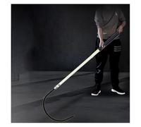 Crochet De Sauvetage Haute Tension Robuste, Perche De Sauvetage Individuelle Isolée Et Non Conductrice avec Grands Crochets, Anti-électrocution, Multi-usages., White, 3m/9.8ft