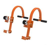 Crochet de toit échelle en acier pour stabilisateur pour l'escalade de sécurité - Ancrage de toit fiable avec kit d'installation facile 430 mm Jaune (a)