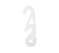 Crochet D'extension en PP pour Masque S 30 Pièces Réglable Blanc | Boucle en S, Design Enveloppant, Compatible Masques à Oreilles, Lot