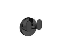 Crochet double emco round C, diamètre 50 mm, 437513302, Couleur: Noir