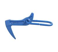 Crochet forestier STUBAI - Pour tracter des grumes - compatible avec chaînes de 10 mm - avec anneau & maillon non soudé - en acier trempé - pour cheval ou treuil hydraulique