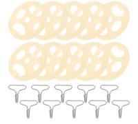 Crochet Métallique pour Housse de Siège, Fixation Fixe, 10 Pièces | Métal et Plastique, Lot Plaques, Pose sans Outil, pour Sangles et Habillage Auto