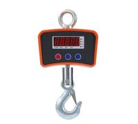 Crochet peseur électronique - 1T (1000 kg) - précision 0 5 kg - batterie lithium 7 4V - affichage LED rouge