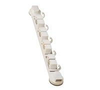 Crochet peu encombrant pour serpillères, balais, brosses dans la zone de rangement de la douche, buanderie, cintre polyvalent avec adhésif antidérapant, parfait pour accrocher des serviettes humides