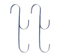 Crochet Piscine Aluminium, Support Perche Telescopique pour Filet Skimmer | Structure Alu Résistante Intempéries Crochet Large Fixation Solide Clôture Bois Poteau Métal Mur Béton Support Jardin
