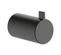 Crochet porte-serviettes mural hansgrohe AddStoris S 41762340, 1 crochet, chrome noir brossé
