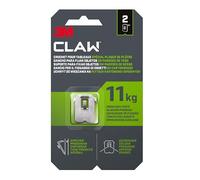 3M - Crochet tableaux - Claw - Spécial plaque de plâtre - Supporte 11 kg - Lot de 2