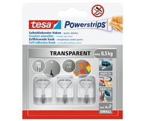 Crochet Powerstrips WIRED HOOK SMALL, transparent