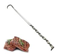 Crochet Retourneur À Viande Outils multifonctions en métal pour grillade | Crochets retourneurs d'aliments Cuisine Extérieure Camping Restaurant Maison
