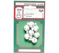 Crochet tableau béton - lot de 3 - D: 22 mm
