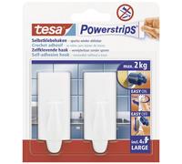 Crochet tesa Powerstrips® large Trend tesa 58045-00000-20 blanc 2 pc(s)