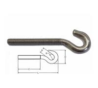 Crochet tige filetée - FP INOX - A57606 - Inox 304 - Long. 77 mm - M6