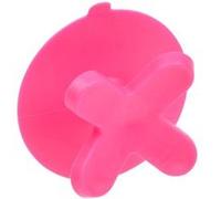 crochet ventouse plastique vitamine fuchsia G