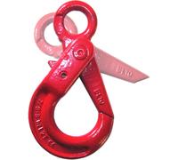 Crochet verrouillage auto a oeil cmu 3,15 t chaîne d.10 mm LEVAC - 5157C
