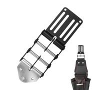 Crochets à outils de garage en alliage d'aluminium avec boucle de rangement pour marteau | Porte-outils pour lampe de poche de travail, marteau perforateur, ruban à mesurer, clé