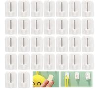 Crochets Adhésifs Pour Tringle à Rideaux Mini 30 Pcs Crochet Adhésif Rideau Autocollant Sans Percage Crochet Mural Adhésif [293]